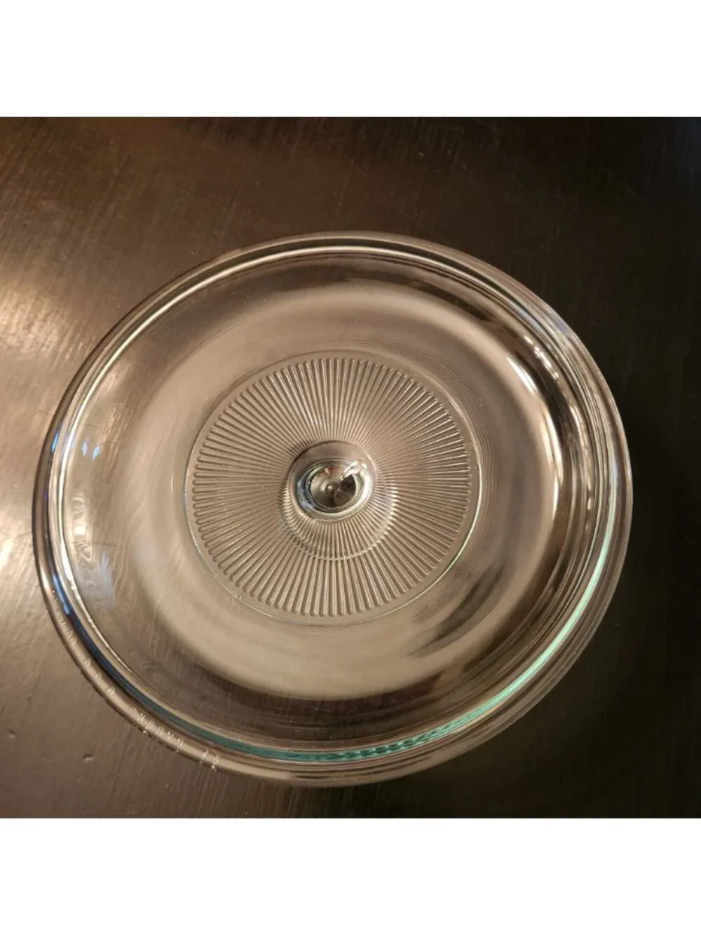 Round Pyrex Lid with Handle #31Round Ribbed G5CA